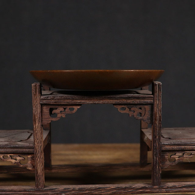 Antique antique pure copper copper twelve zodiac copper plate placement fruit plate tea tray offering plate old objects desktop ornaments