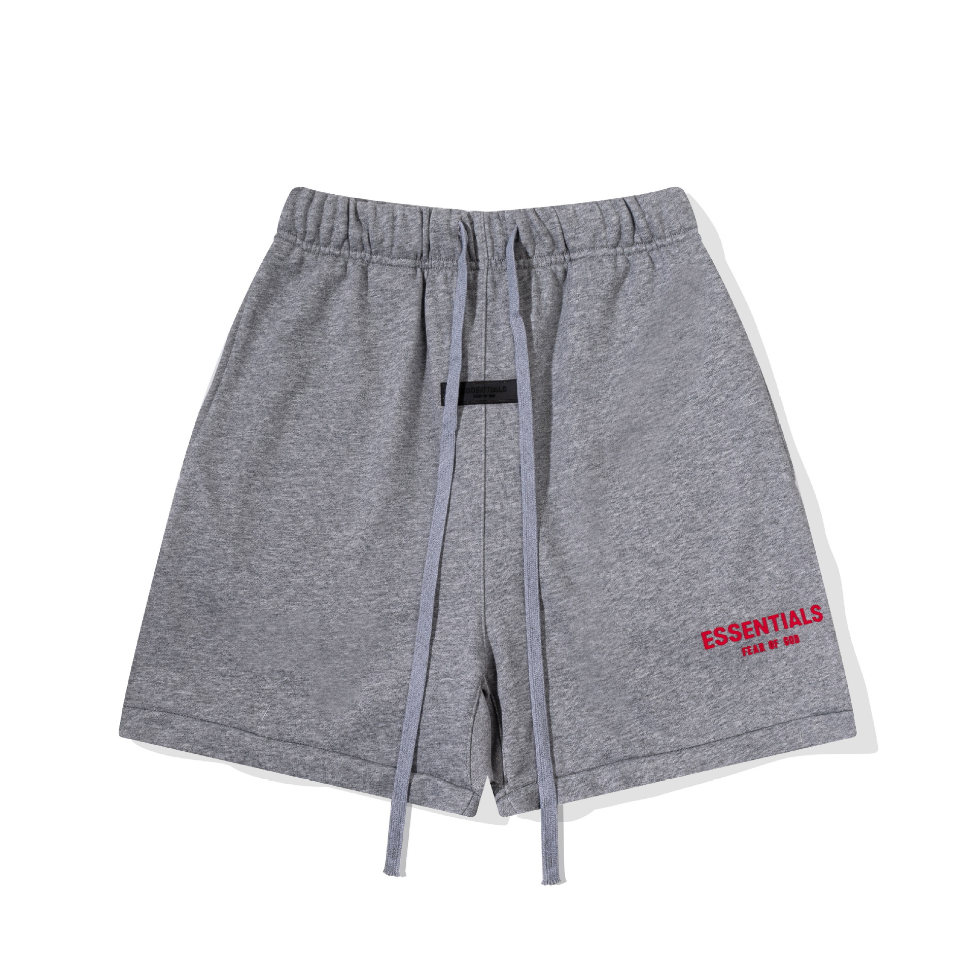 2026春夏新款 FOG 红色压胶字母休闲宽松短裤男女同款美式潮五分 - 图1