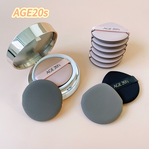 爱敬气垫粉扑age20s通用替换水滴形圆形超柔干湿两用BB霜粉底粉扑 - 图3