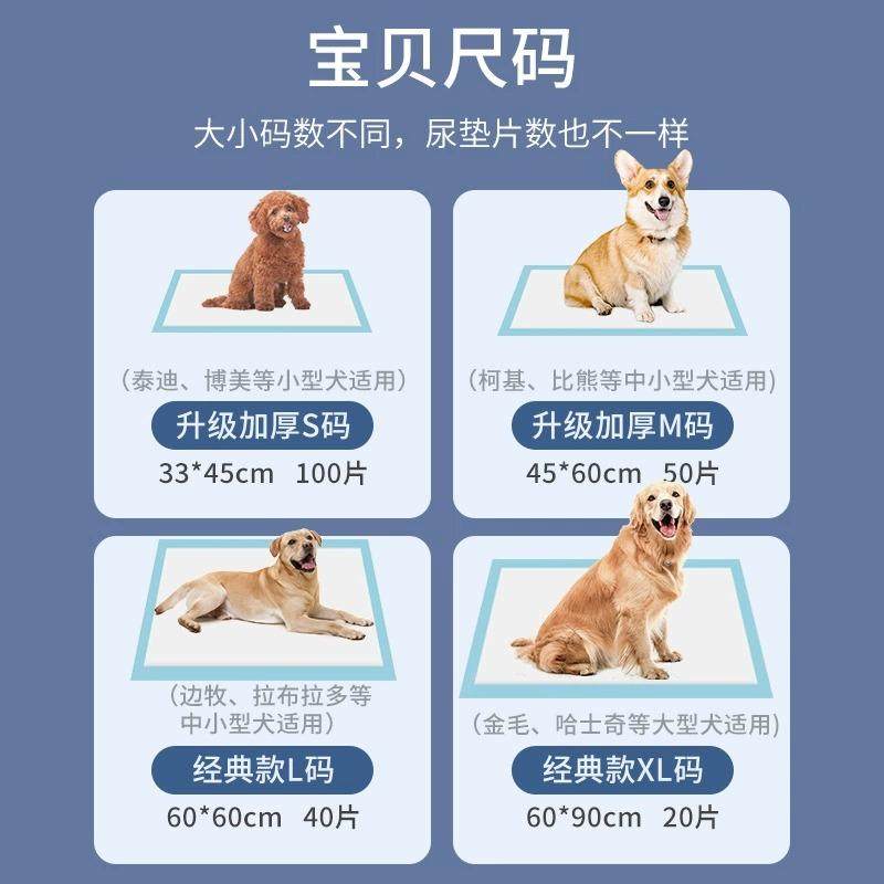 疯狂小狗尿垫宠物尿垫尿片狗尿垫疯狂小狗吸水垫宠物尿片狗狗尿垫 - 图3
