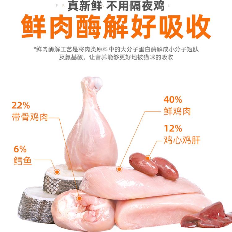 坦克小希轻烘焙全价鲜肉猫粮益生菌官方旗舰店正品十大品牌成幼猫