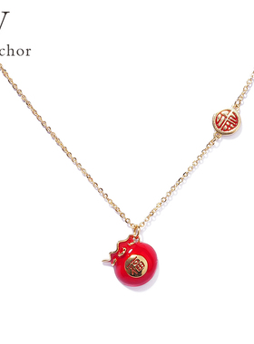 招财纳福2021年礼物项链