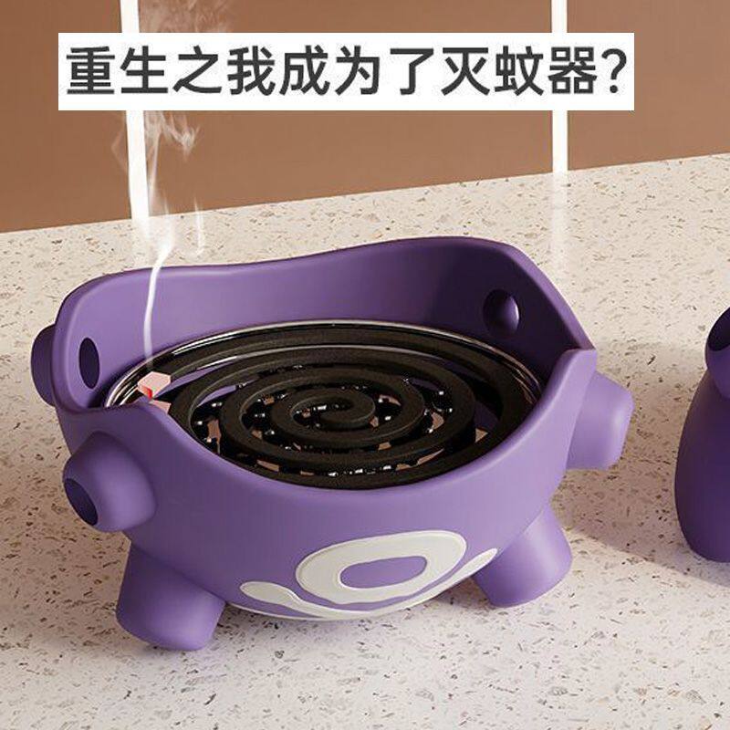 卡通创意双弹瓦斯蚊香盒宝可梦蚊香架趣味驱蚊乔迁新居礼物摆件 - 图2