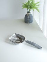 Xinjiang steps up thickening of giant jumbo tofu cat sand shoveling metal long handle aluminum alloy cat sand shovel clean