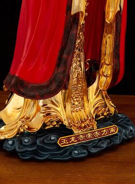 2026五帝龙王佛像龙神龙王爷菩萨财神青赤黄白黑龙王爷铜鎏金摆件