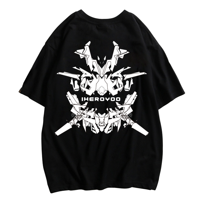 爱戏游新款短袖男潮牌潮流ins t恤 爱戏游T恤