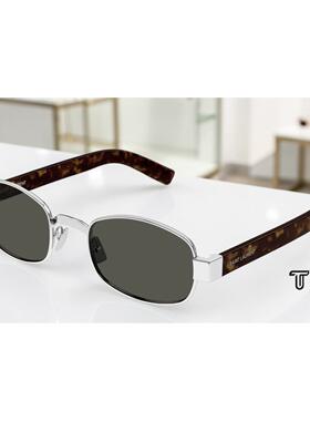 SAINT LAURENT圣罗兰SL 706 001金色棕色53 mm女士太阳眼镜