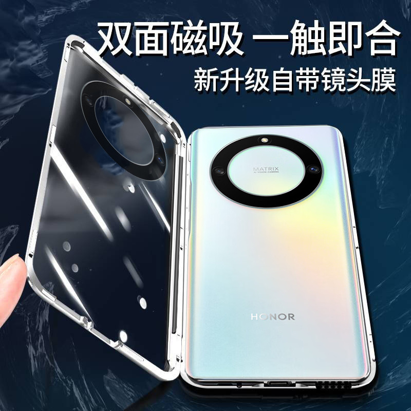 荣耀X405G手机壳华为RMO一AN00透明HonorX40双面玻璃RM0荣誉x4O轻薄honor x40全包防摔RMOAN00 RM0-ANOO外壳-图1