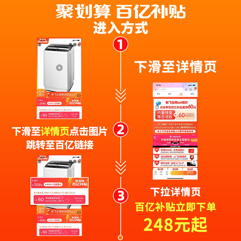 新飞7.5 kg全自动小型家用洗衣机 新飞利朔洗衣机