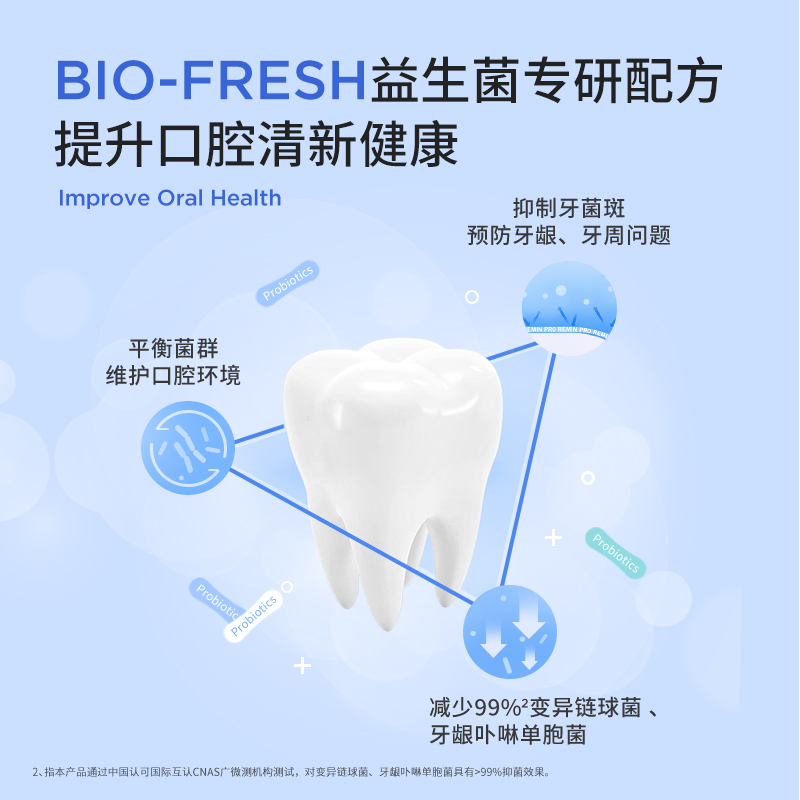 BOP益生菌瓶装漱口水清新口气口臭持久留香遬簌口水清洁口腔-图2