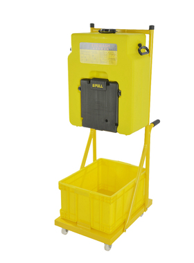 洗眼器便携式简易双口移动紧急洗眼器塑料53L壁挂式洗眼器验厂