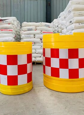 三孔水马新料注水围挡道路施工围栏塑料路锥隔离墩吹塑滚塑防撞桶