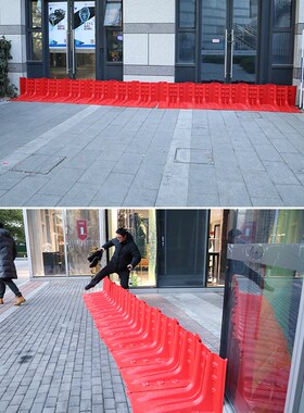 防汛应急L型ABS塑料挡水板家用防水防洪地下车库防汛板家用加厚型
