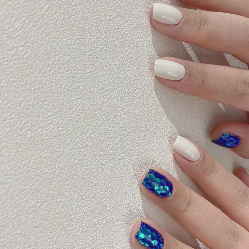 网红美甲韩国大亮片ins炫彩大小混合超闪镭射粉日式指甲贴幻彩片,淘宝优惠券,粉丝福利购,淘宝优惠卷