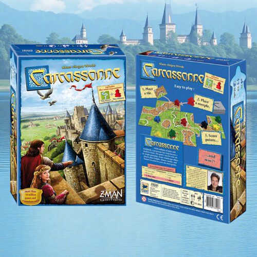 卡卡颂Carcassonne Board Game 卡尔卡松英文版休闲聚会桌游卡牌 - 图0