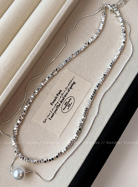 碎银几两~轻奢小众珍珠项链女