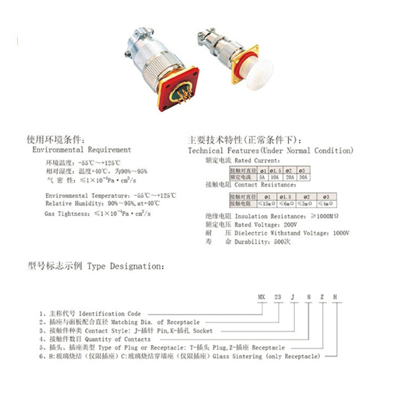 MX28航空插头 31芯 真空气密密封插座玻璃插烧结 MX28 31芯连接器 - 图1