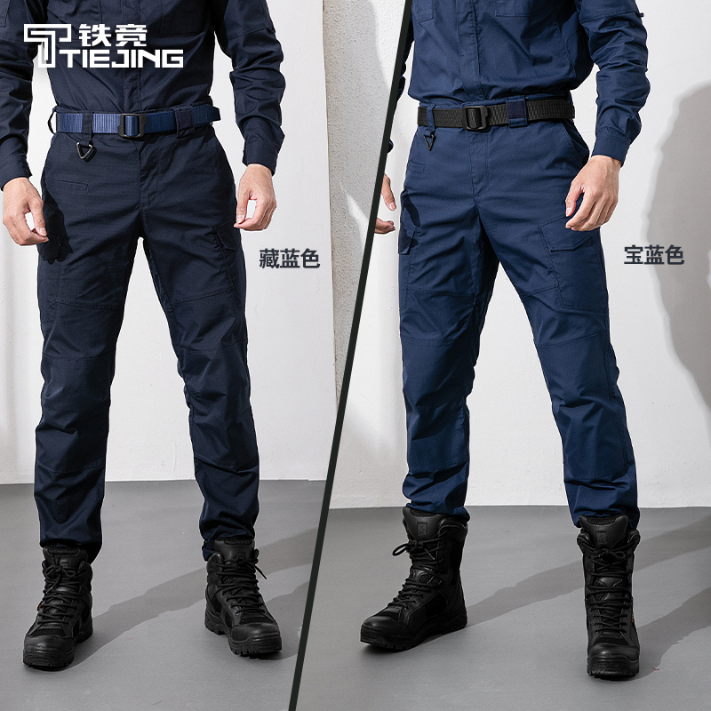 铁竞TBM作训服服长袖夏教官套装军迷户外保安执勤训练服上衣裤子-图1