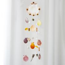 DIY shell windbell natural sea snail wind bells seashells Decorative Wind Bells Children Wind Bells Accessories Home Accessories