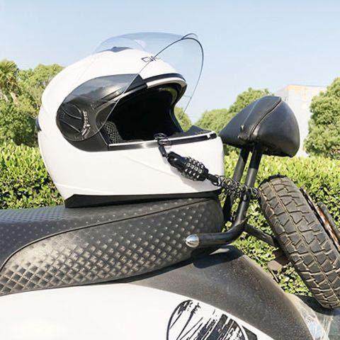 山地自行车锁头盔锁防盗锁摩托车电动车锁便携式钢丝锁钢缆密码锁,淘宝优惠券,粉丝福利购,淘宝优惠卷