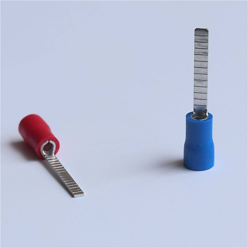 DBV片形预绝缘接线端子DBV1.25-10 14 18插片式冷压端头线耳铜鼻 - 图2