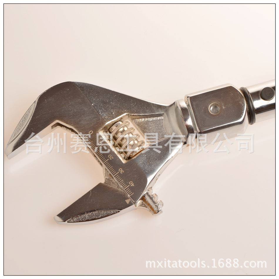 开口活动头扭矩扳手9X12 5-60Nm  开口头可调扭力扳手 力矩扳手 - 图2