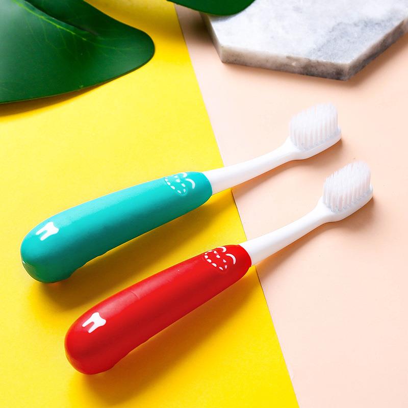 卡通儿童牙刷婴幼儿宝宝家用乳牙软毛牙刷kid toothbrush - 图1