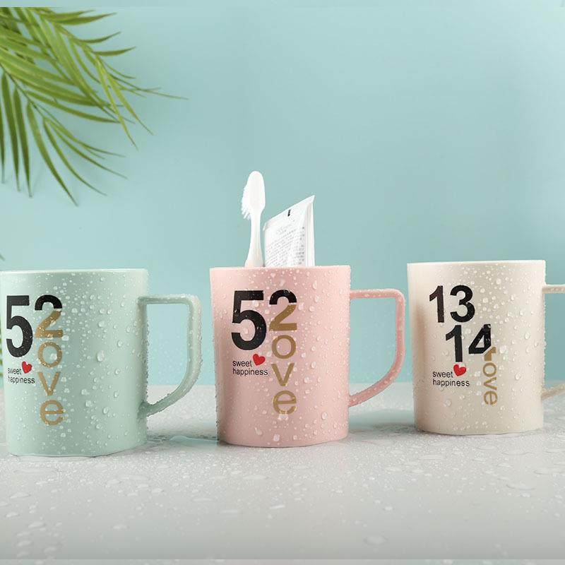 加厚耐摔简约漱口杯ins风情侣刷牙杯学生牙缸杯水杯logo制作定制,淘宝优惠券,粉丝福利购,淘宝优惠卷