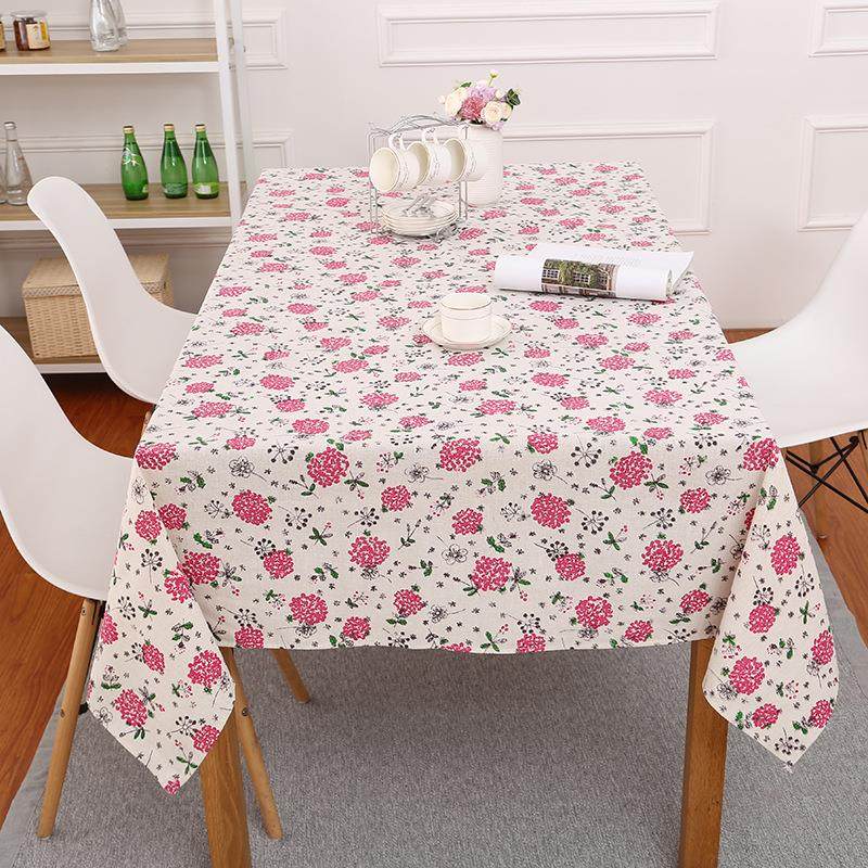 田园棉麻桌布 圣诞印花餐桌布 蒲公英小碎花桌布台布 防尘盖巾定,淘宝优惠券,粉丝福利购,淘宝优惠卷