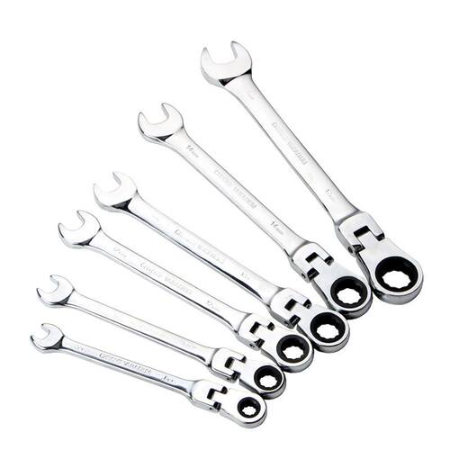 4S汽修厂修理工具 内六角工具活动棘轮扳手 扭力扳手套装8-17MM - 图3