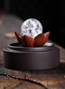 跨境新品紫砂防风罩倒流香炉创意祥龙吐息烟尘香薰炉家居茶室摆件