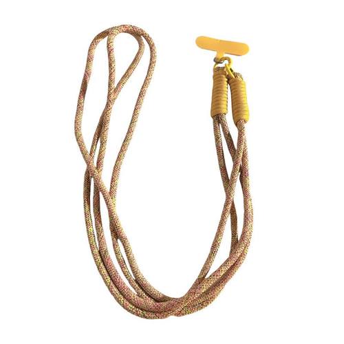 韩系ins彩色多巴胺编织绳长款手机挂绳斜跨长绳手提腕带外出通用 - 图3