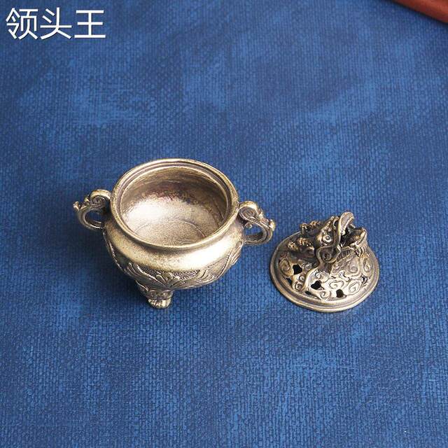 Antique old faucet cover tripod incense