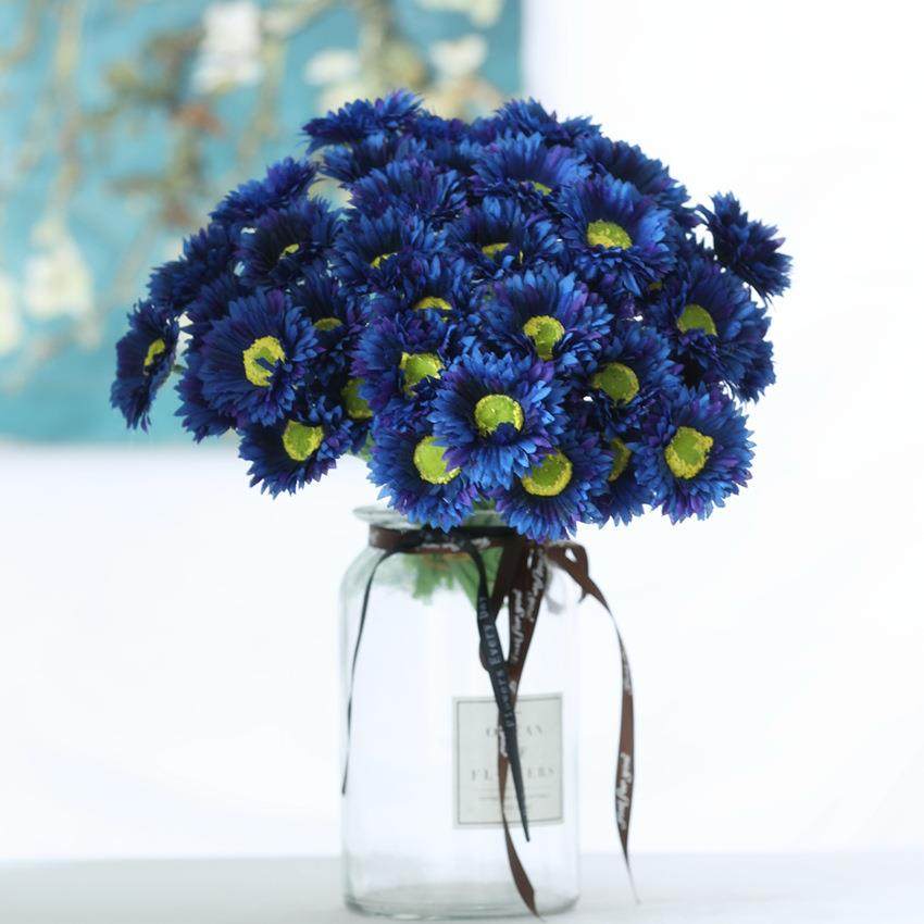 仿真花小雏菊单枝 多色田园花朵 森系花 假花家居装饰工厂销售定 - 图2