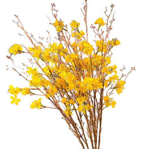 仿真油菜花 居家样板房装饰 假迎春花 厂家直销 软装拍摄道具定制 - 图3