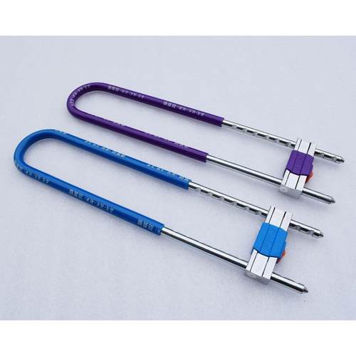 加长u型锁特长加粗U形锁玻璃门锁双门锁双开门锁店铺商铺防盗门锁 - 图2