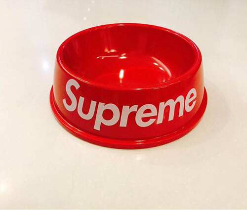 11ss Supreme Dog Bowl Redドッグボウル 陶器 SS11 Red Supreme Dog