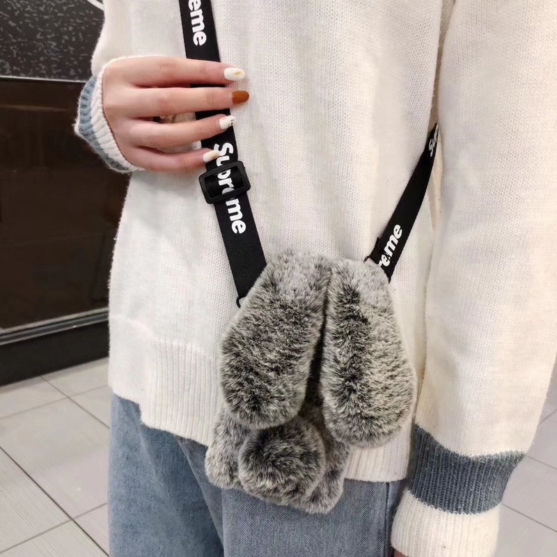 秋冬毛绒兔适用荣耀400pro手机壳200套荣耀500女斜跨荣耀magic7毛茸荣耀magic8防摔全包荣耀x50/x40个性300,淘宝优惠券,粉丝福利购,淘宝优惠卷