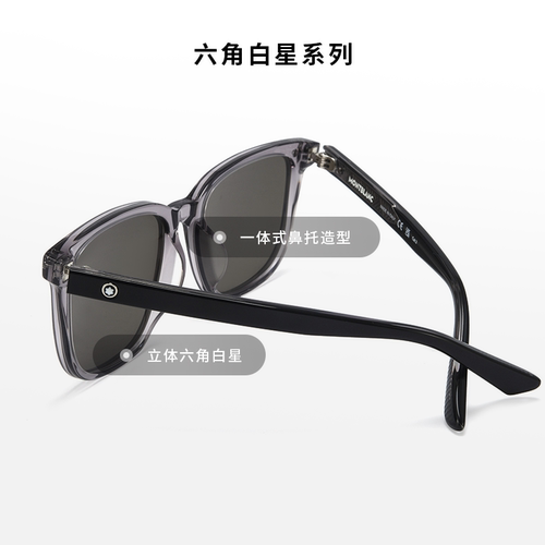 【白敬亭同款】万宝龙Montblanc方形板材防晒太阳镜墨镜MB0258SA - 图2