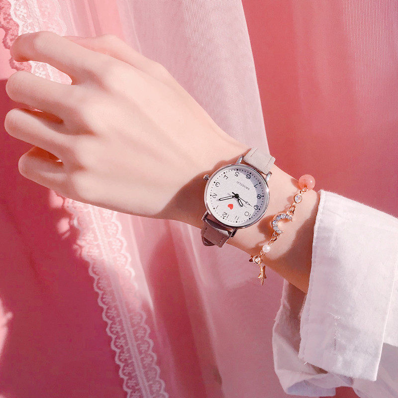 儿童节生日礼物女孩ins风电子表 mxr国产腕表