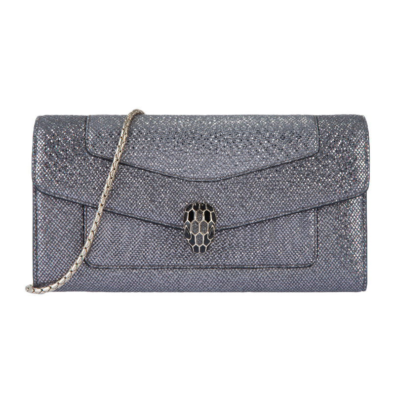 bvlgari小牛皮蛇头扣百搭单肩包 YISHEHUI海外女士包袋