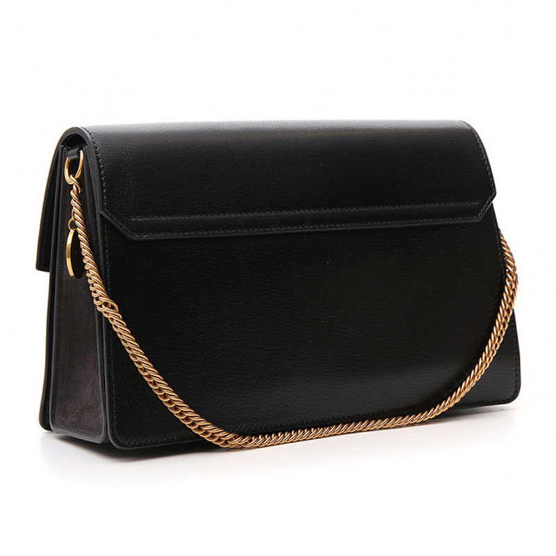 givenchy女士黑色皮革单肩包 YISHEHUI海外女士包袋