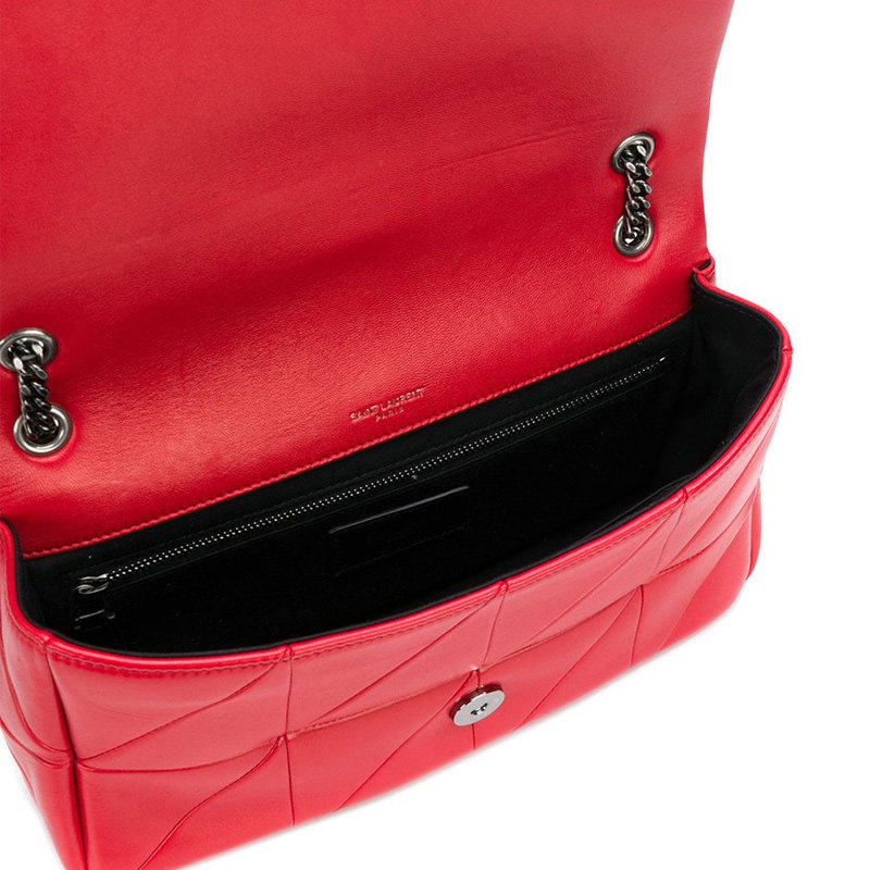 圣罗兰女士红色小羊皮单肩包 YISHEHUI海外女士包袋