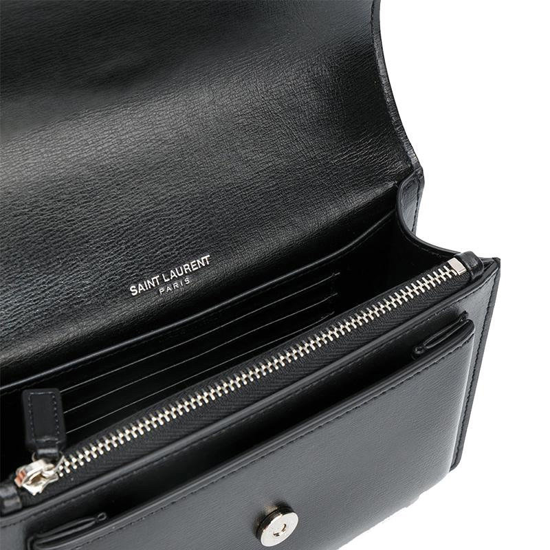 圣罗兰女士sunset系列褡裢单间包 YISHEHUI海外女士包袋