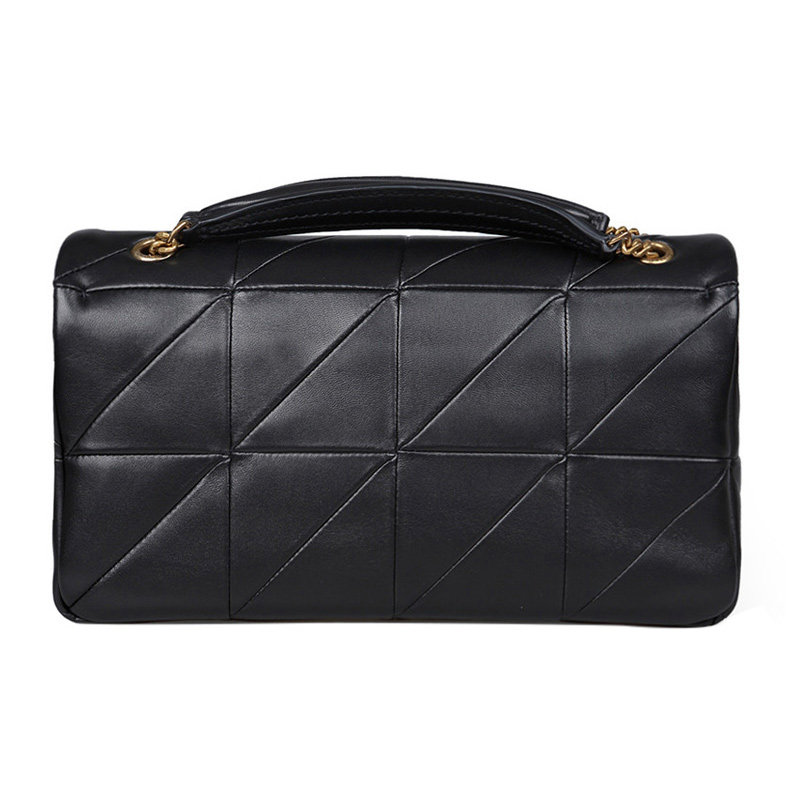 圣罗兰女士黑色羊皮单肩手提挎包 YISHEHUI海外女士包袋