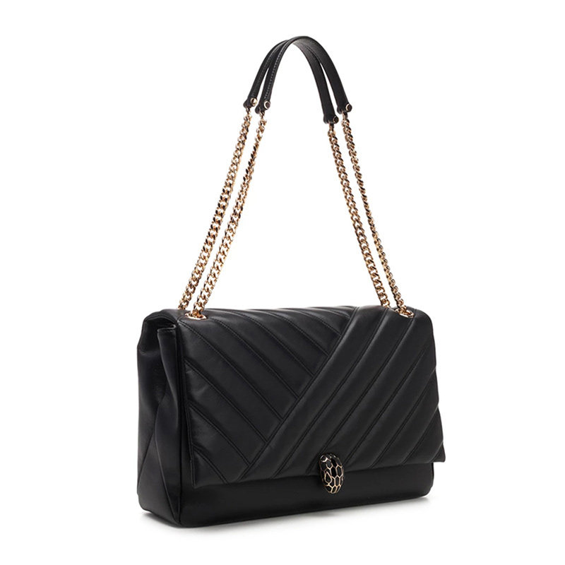 bvlgari黑色新款女士287994单肩包 YISHEHUI海外女士包袋