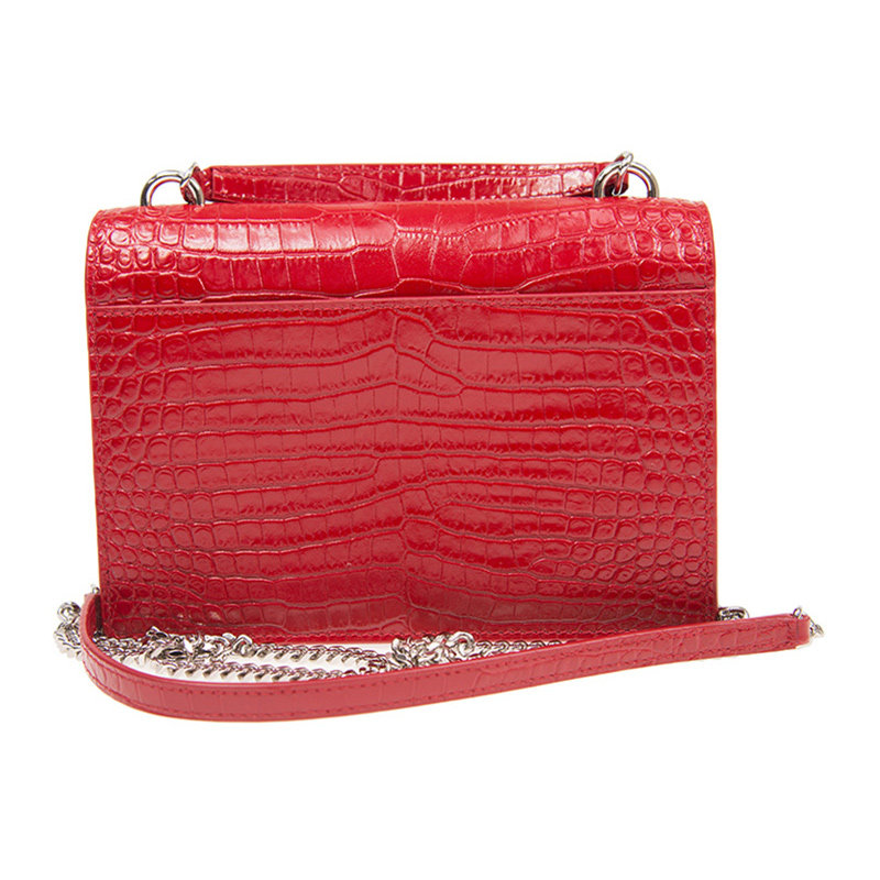 圣罗兰女士黑色小牛皮手提包 YISHEHUI海外女士包袋