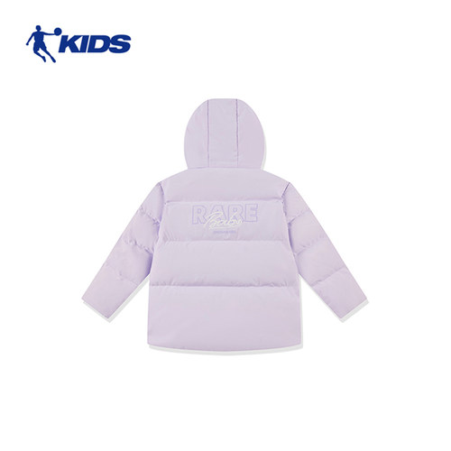 乔丹羽绒服女童外套2025年春季新款防风保暖中大童上衣女T9445617 - 图0