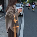 孕妇连衣裙套装 秋冬 洋气时髦毛衣针织打底内搭两件套2025新款 时尚