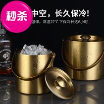 Put Ice Cubes Fresh Ice Bucket Small Ice Bucket Mini O Small Dry Ice Bucket Commercial Pausing Cold Metal Ice Cubes Bucket With Lid Wine